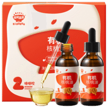 秋田满满 有机核桃油126ml 食用油_享6个月以上婴儿宝宝辅食食谱43.1元 (送赠品,券后省0.9,月销4000+)