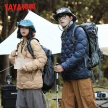 YAYA 鸭鸭 2025秋冬新品 情侣款90绒轻薄棒球领羽绒服 5色151元包邮