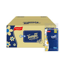 得宝 Tempo 4层加厚湿水柔韧 抽纸 卫生纸 4层 80抽*18包29.9元