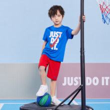 NIKE 耐克童装男童DRI-FIT速干短袖T恤短裤2件套夏季儿童运动套装178元 (券后省40)