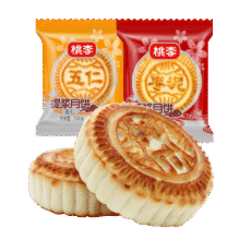 桃李 月饼老式提浆月饼800g 传统京式月饼家庭零食中秋月饼散装月饼 五仁100g*8块19.9元（需领券）