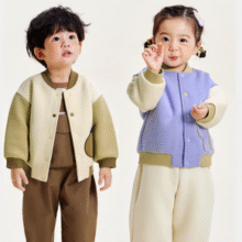 20点开始！Mini Balabala 迷你巴拉巴拉 儿童撞色棒球服外套￥89.90