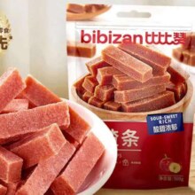 比比赞 山楂条片 约80条 500g*1袋5元（需领券）