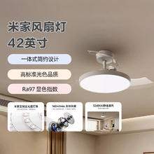 米家 MIJIA 风扇灯42英寸吊扇灯现代简约家用客厅卧室A466.65元