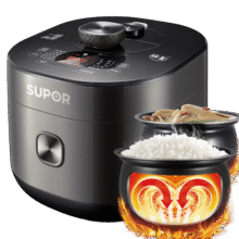 苏泊尔（SUPOR）【国家补贴】全自动智能预约电压力锅5L家用蒸笼上蒸下煮球釜双胆50FC9081Q电饭煲高压锅4-6人469元 (券后省20,月销3000+)