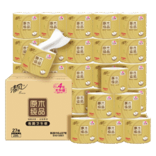 Breeze/清风 原木金装200g 卷纸 4层 27卷54.26元