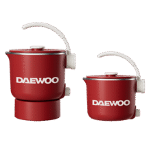 大宇（DAEWOO）【胖東来严选】便携式烧水壶 316不锈钢折叠水壶旅行电水壶 家用烧水杯冲奶保温 0.8L 316全钢丨复古红168元 (每满300减30,券后省30)