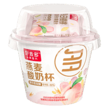 好麦多燕麦搅拌酸奶碗杯懒人早餐 下午茶  开盖即食营养代餐咀嚼零食 桃桃酸奶杯(145g+20g)*6杯59.9元