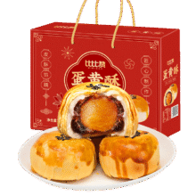 比比赞（BIBIZAN）新式蛋黄酥礼盒1200g30枚中秋节礼糕点心早餐面包传统休闲食品9.16元