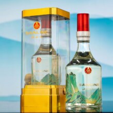五粮液股份出品 江山礼 青山绿水 竹荪酒 52度浓香型白酒500mL*2瓶礼盒装 送礼袋151.6元包邮