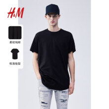 H&M T恤 0598755 黑色 M 175/10029.9元