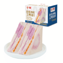 88VIP：盼盼彩虹芋泥肉松夹心三明治420g5.71元（需领券），返2元天猫超市卡
