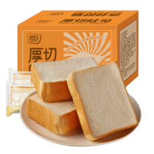 京喜 厚切吐司面包 60g*7袋2.9元/件 包邮（买一赠一，需3人）