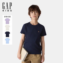 Gap 男女童 纯棉小熊刺绣短袖T恤 任选三件
