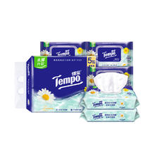 Tempo 得宝 洋甘菊湿厕纸湿纸巾家庭实惠装 40抽*4包+10抽*2包券后22.9元
