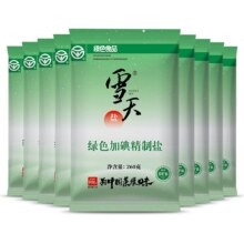 88VIP: 雪天盐精制盐加碘食盐260g×36包