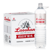 plus：崂山 天然 饮用水  整箱装 1.5L 12瓶