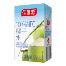 佳果源椰子水125ml装【王俊凯推荐】佳农旗下100%NFC椰汁补充天然电解质 椰子水125ml*16盒36.9元 (每满39减5,券后省3)