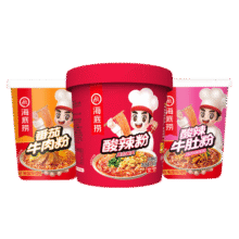 海底捞酸辣粉方便速食冲泡粉丝懒人即食麻辣烫早餐夜宵方便面红薯粉零食 【6盒】3口味各2盒902g55.8元