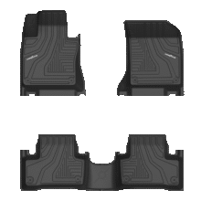 固特異（Goodyear）tpe汽車腳墊適用于沃爾沃XC60純油版高邊TPE腳墊+黛尼斯毯
