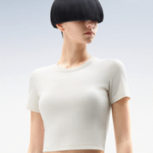 夏天辣妹LOOK必备！Bananain 蕉内 凉皮501Cool 女士凉感修身圆领T恤 4色