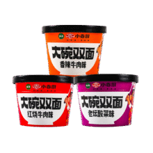 小香厨 大碗双面红烧牛肉+香辣牛肉+老坛酸菜混合6桶1058g泡面19.9元（需换购）