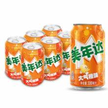 pepsi 百事 美年达 Mirinda 橙味碳酸饮料 330ml*6听￥5.90 比上一次爆料上涨 ￥4