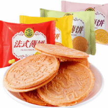徐福记 法式薄饼组合装 混合口味 500g￥12.90