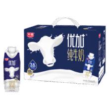 光明优加纯牛奶 3.8g原生乳蛋白250ml*10盒营养早餐学生奶8月产 常规版250ml*10盒【1提装】