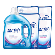 蓝月亮深层洁净洗衣液:3kg瓶+1kg*3袋+500g袋 强效去污59元
