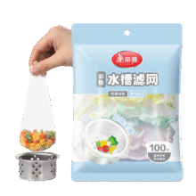 美丽雅（MARYYA）水槽过滤网 100只4.9元（需领券）