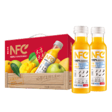 农夫山泉 100%NFC橙汁 饮料 300ml *10瓶64.9元