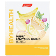BYHEALTH汤臣倍健pupu酵素饮通便润肠便秘美白抗氧化搭西梅汁芦荟胶囊 【独立包装】15包/盒94元 (每满300减30,券后省35)