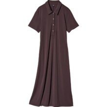 优衣库女装针织POLO连衣裙短袖