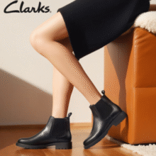 经典切尔西靴造型！Clarks 其乐 Orinoco2 奥芮系列 女士真皮切尔西踝靴￥499.00 比上一次爆料降低 ￥79