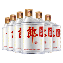 郎酒 小郎酒经典款 浓酱兼香型白酒 45度100ml*6瓶 礼盒整箱装 45度 100mL 6瓶71元