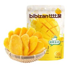 比比赞芒果干60g休闲玉芒零食解馋小吃食品厚切水果干果脯蜜饯批3.9元