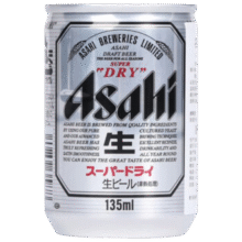 朝日（Asahi）超爽生 日本原装进口啤酒 135ml*24罐整箱 迷你罐