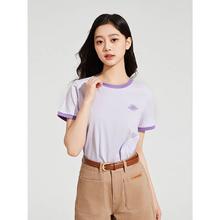 热风 女装修身减龄印花短袖券后24.9元