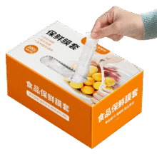 再降价：佳帮手一次性保鲜膜套罩 特厚袋装30只0.37元
