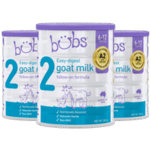 Bubs澳洲进口婴幼儿A2羊奶粉2段800g*3【6-12个月】益生菌+DHA 叶黄素 2段 800g 3罐 效期27.02692元 (满700减30,券后省60)