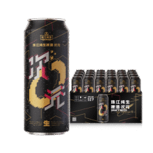 珠江 次元纯生 罐装啤酒 500ml 24罐