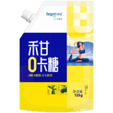 禾甘零卡糖125g 赤藓糖醇 代木糖醇白砂糖 甜菊糖 食品烘焙轻食代糖6.79元，晒图得400京豆