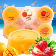 马来西亚可康果冻 水果什锦味 多口味果冻【80g*6】*3组 *2件5元（需领券，合2.5元/件）