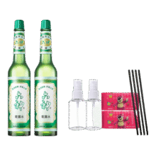 六神经典玻璃瓶花露水香薰棒组合装止痒舒缓清凉清香 195ml*2+喷瓶*2+湿巾*2+香薰棒*424.1元