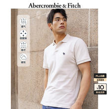 Abercrombie & Fitch 夏季通勤POLO衫短袖T恤 KI124-5182 白色 2XL (185/124A)