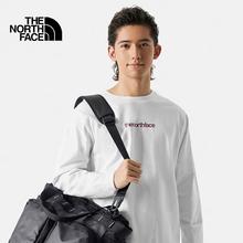 THE NORTH FACE 长袖T恤春季男户外大LOGO纯棉内搭薄卫衣126元