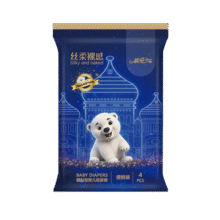 祺安【新品】2丝柔裸感系列超薄瞬吸宝宝干爽拉拉裤柔软尿裤试用装 S码纸尿裤4片-10斤5.9元 (券后省6)
