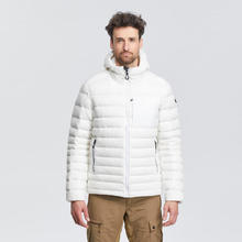 迪卡侬 DECATHLON TREK500 徒步保暖连帽夹克-男款-象牙白5245279 2XL199.9元