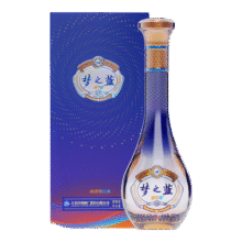 洋河梦之蓝乐享版 52度白酒 经典绵柔酒 52度 500mL 1瓶 单瓶装